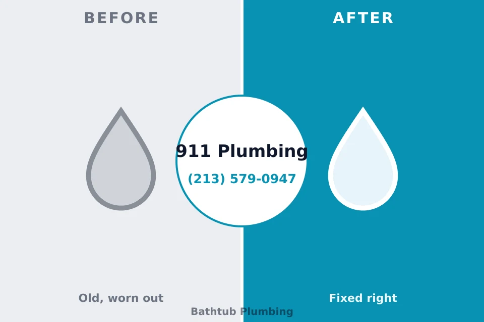 Before and after: plumbing company Colma, CA
